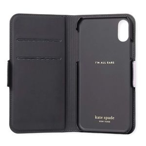 Brand New Kate Spade Folio iPhone XS MAX Case